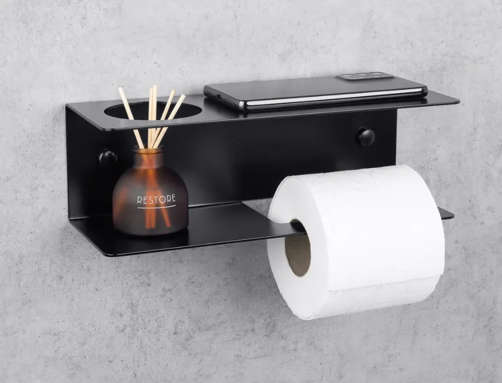 Suport cu linie de raft pentru hârtie igienică SHELF LINE