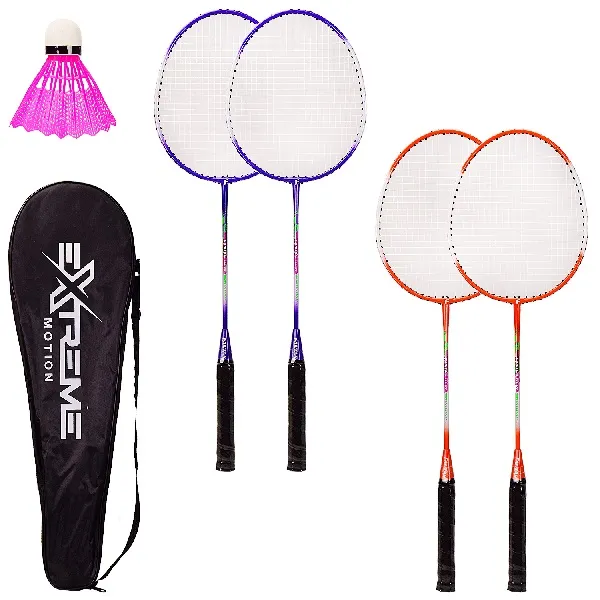Palete badminton (2 buc.) + husa + fluturas 2105 (6957)