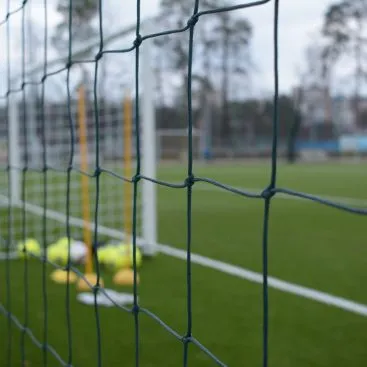 Защитная сетка c кантом 65x2 м, 4.2 мм / 13 см PE Fabrica de Plase 250 green (11624)