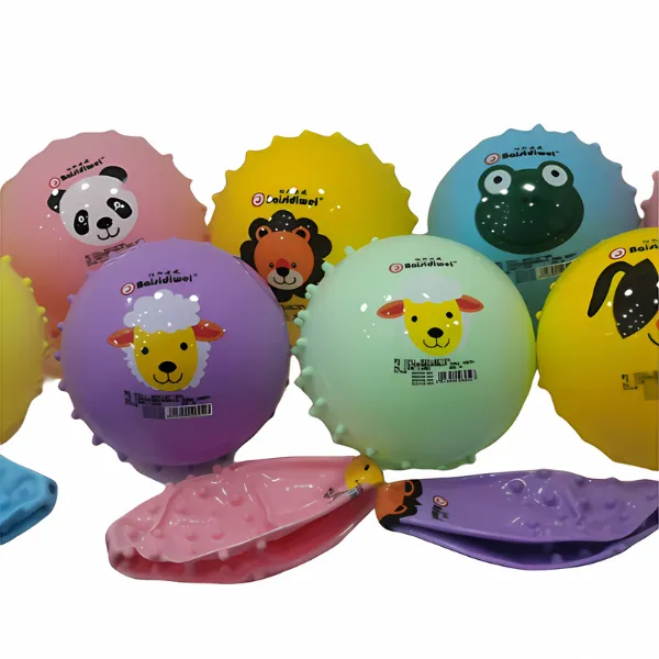 Minge cauciuc cu bile "Animale" d=13 cm 40248 (11757)