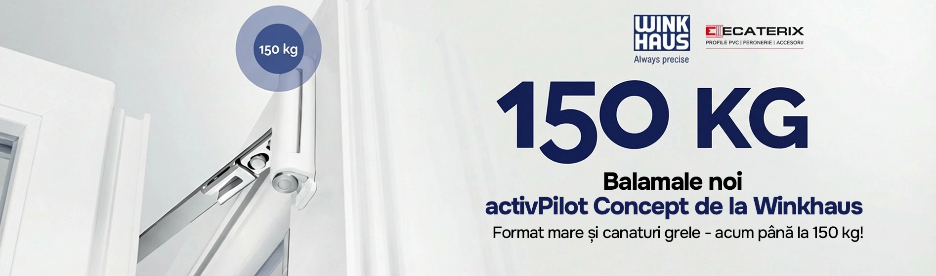 Noile balamale activPilot Concept de la Winkhaus - acum până la 150 kg!