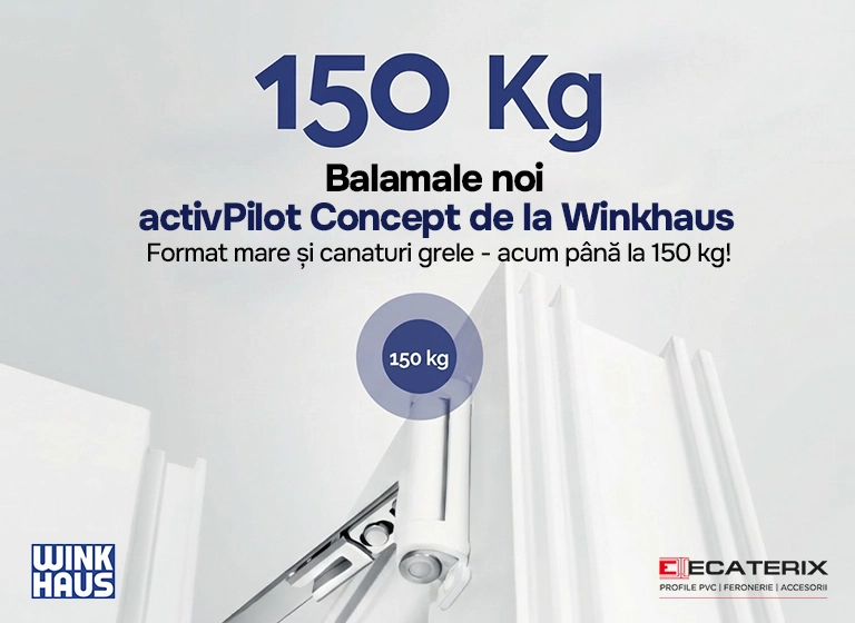 Noile balamale activPilot Concept de la Winkhaus - acum până la 150 kg!