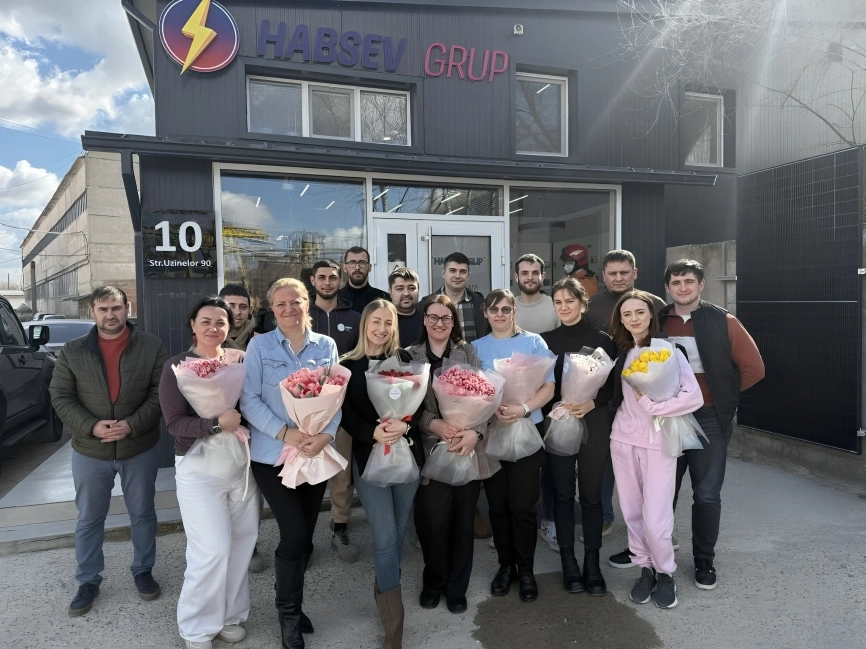 Habsev Grup vă felicită cu ocazia zilei de 8 Martie!