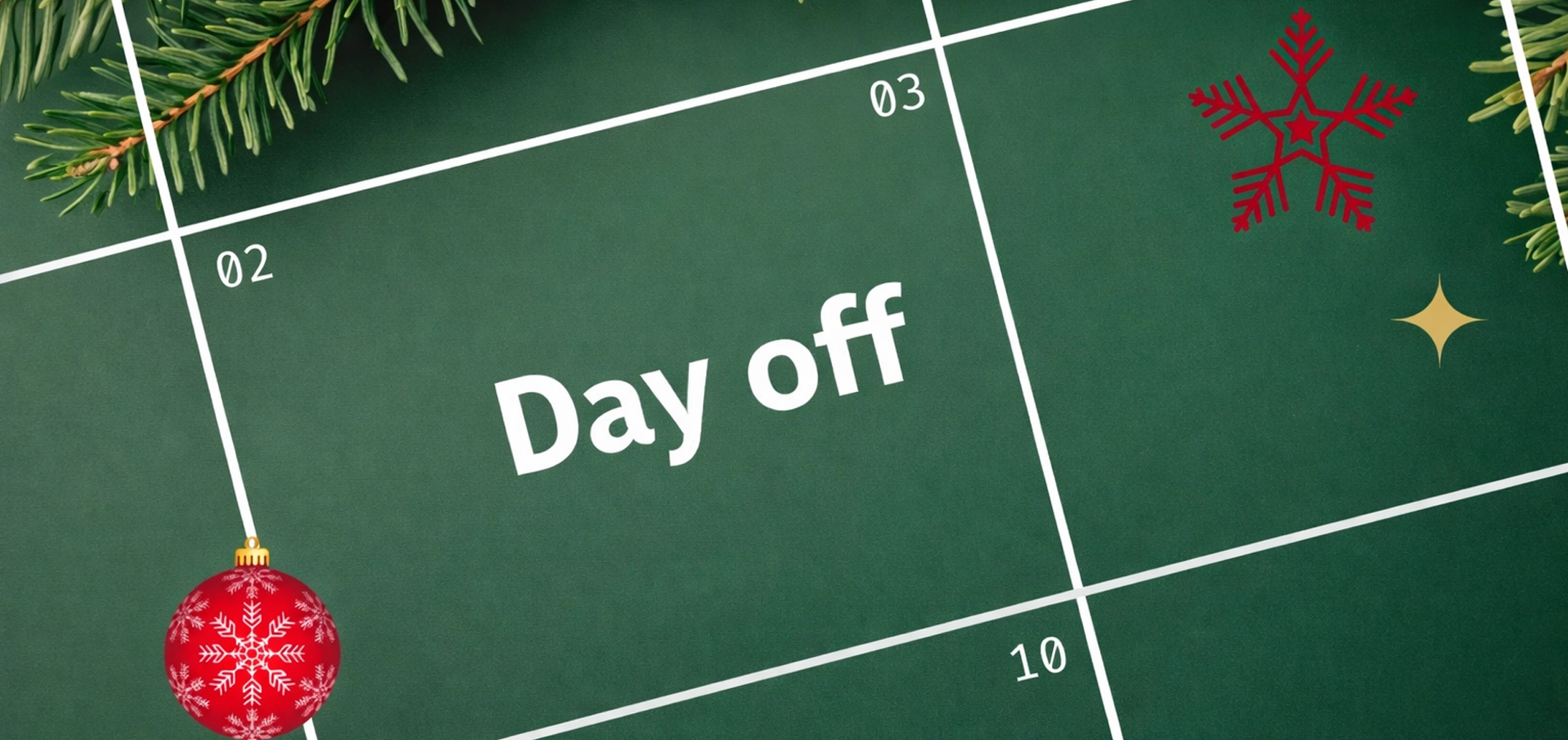 Plecam în vacanță până pe 12 ianuarie.