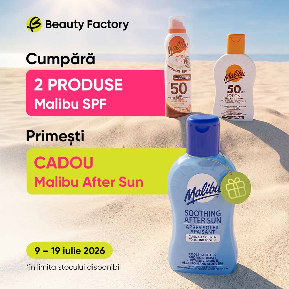 Protecție solară Malibu la ofertă!