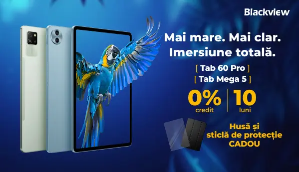 Tablete Blackview - 0% credit pe 10 luni + CADOU!