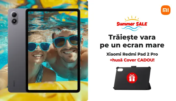 Summer Sale - Xiaomi Redmi Pad 2 Pro + husă Cover CADOU!
