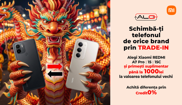Alegi Xiaomi Redmi A7 Pro | 15 | 15C și primești până la 1000 lei EXTRA la evaluarea telefonului vechi.