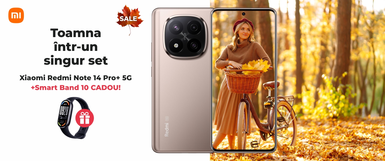 Autumn Sale - Xiaomi Redmi Note 14 Pro+ 5G + CADOU!