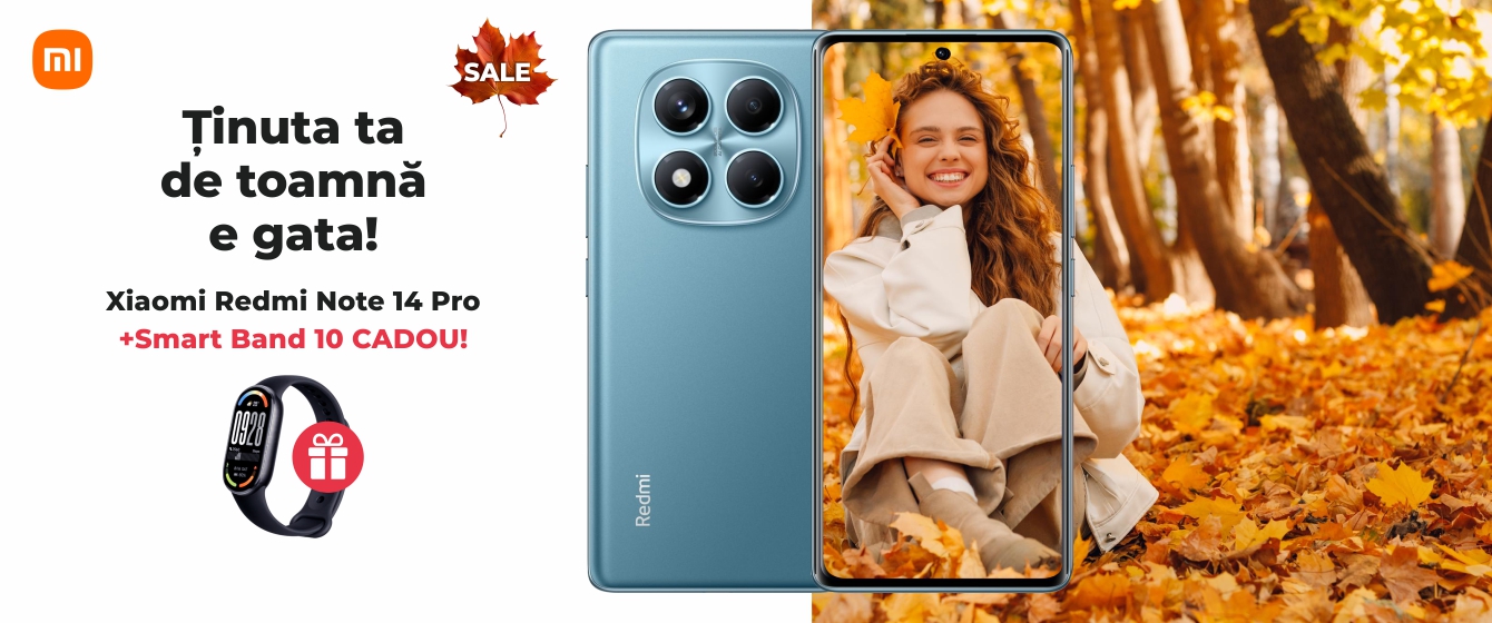 Autumn Sale - Xiaomi Redmi Note 14 Pro + CADOU!