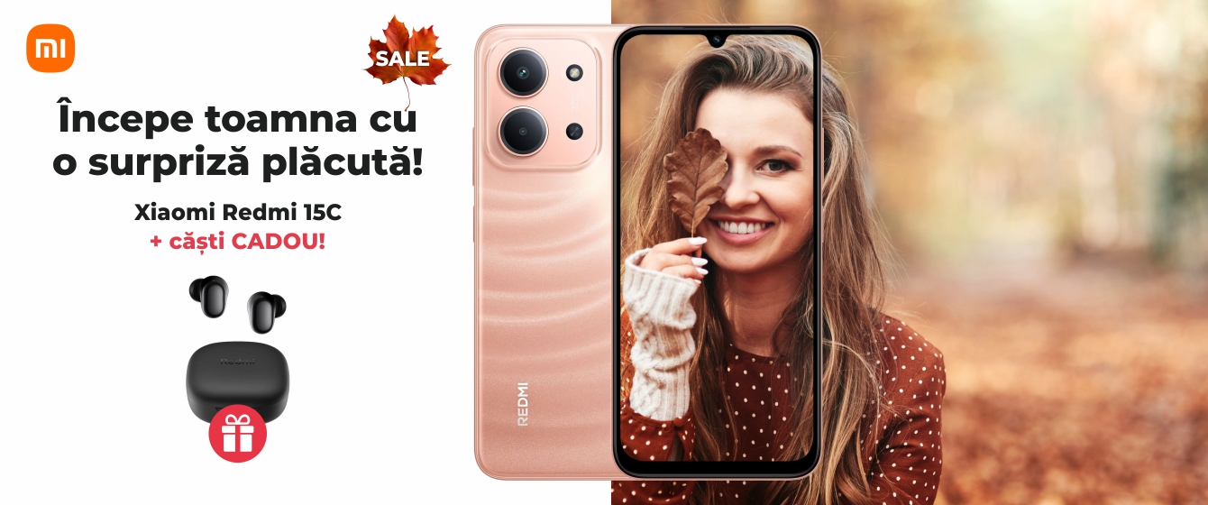 Autumn Sale - Xiaomi RedMi 15C + CADOU!