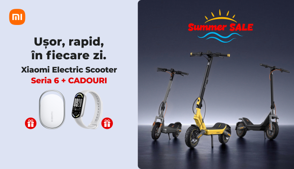Summer Sale - Xiaomi Electric Scooter Seria 6 + CADOURI