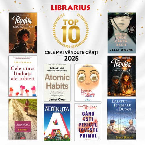 Top 10 cărți RO - 2025