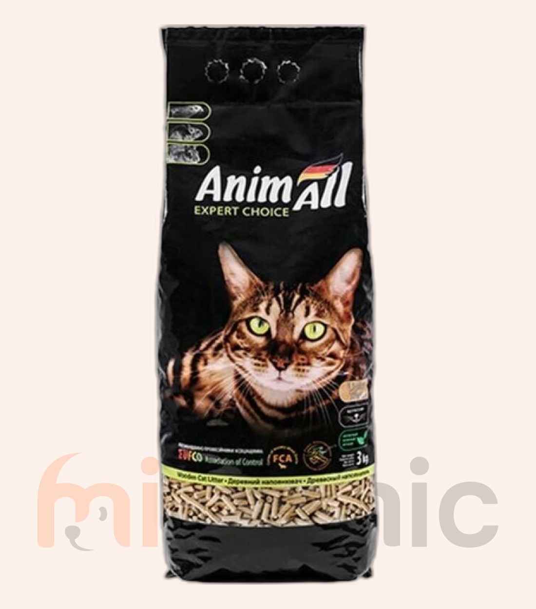 Древесный наполнитель AnimAll, 3 кг