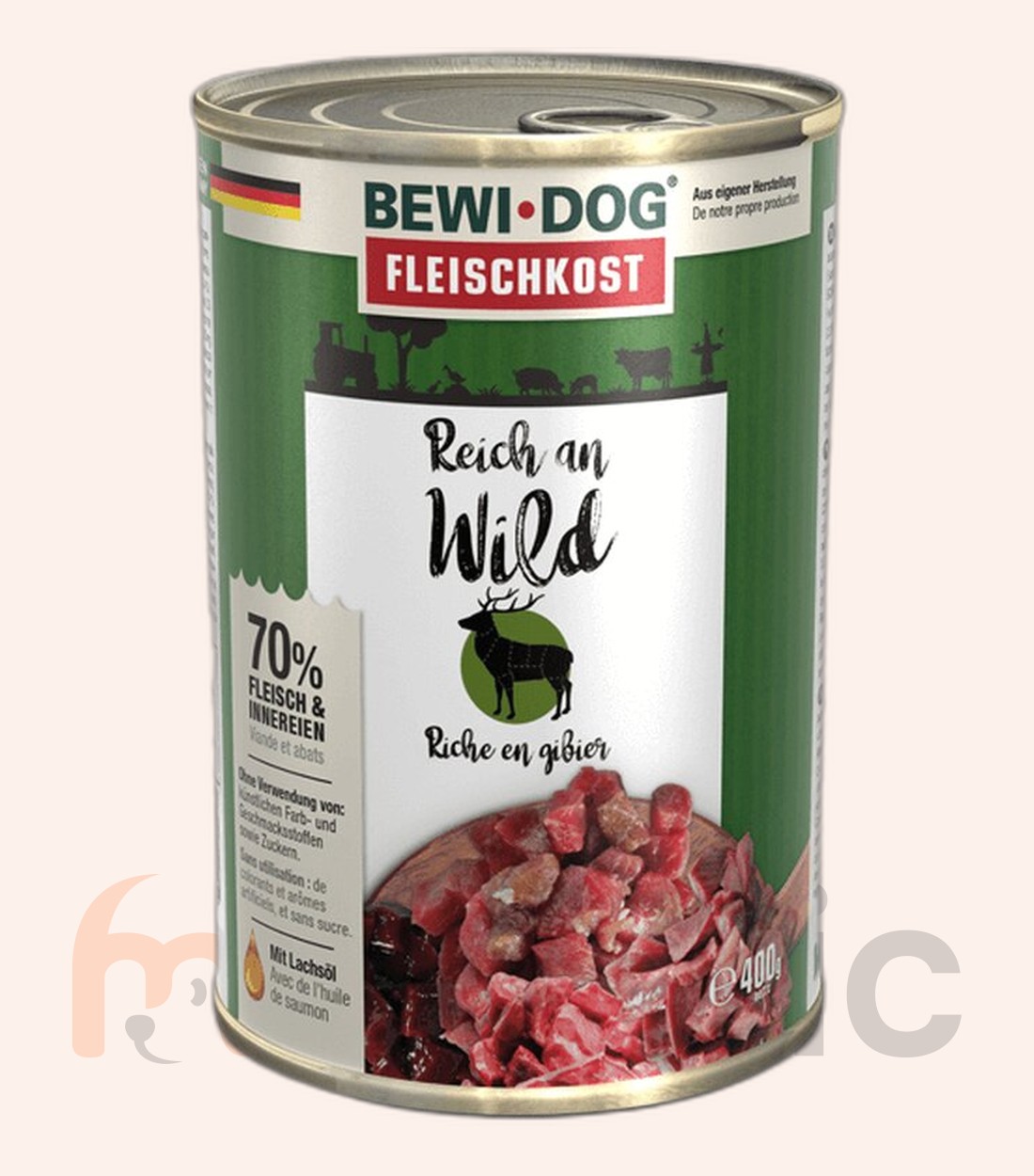Консервы для собак Bewi Dog, с дичью, 400 г