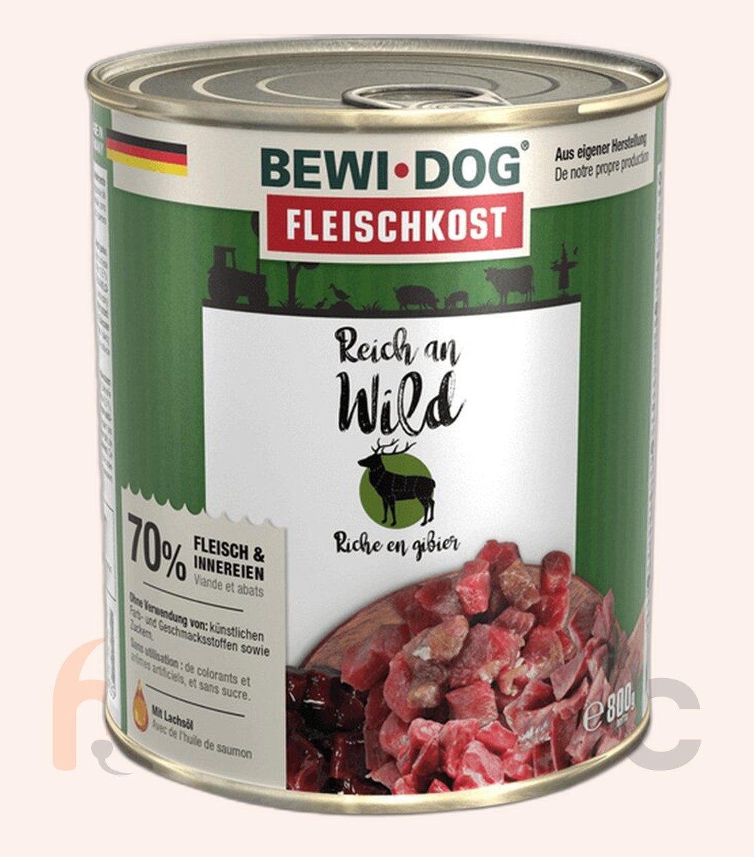 Консервы для собак Bewi Dog, с дичью, 800 г