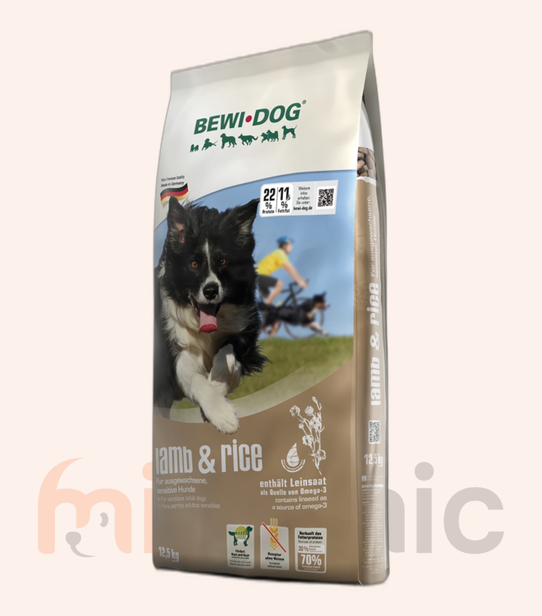 Сухой корм для собак Bewi Dog Lamb & Rice, 12,5 кг