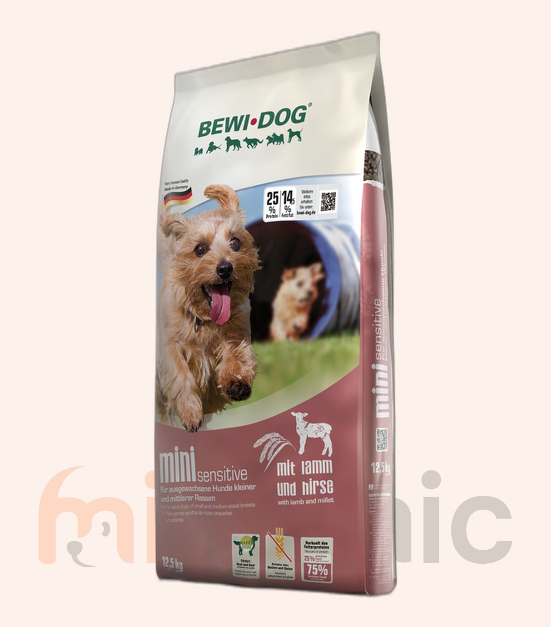 Hrană uscată pentru câini Bewi Dog Mini Sensitive, 12,5 kg