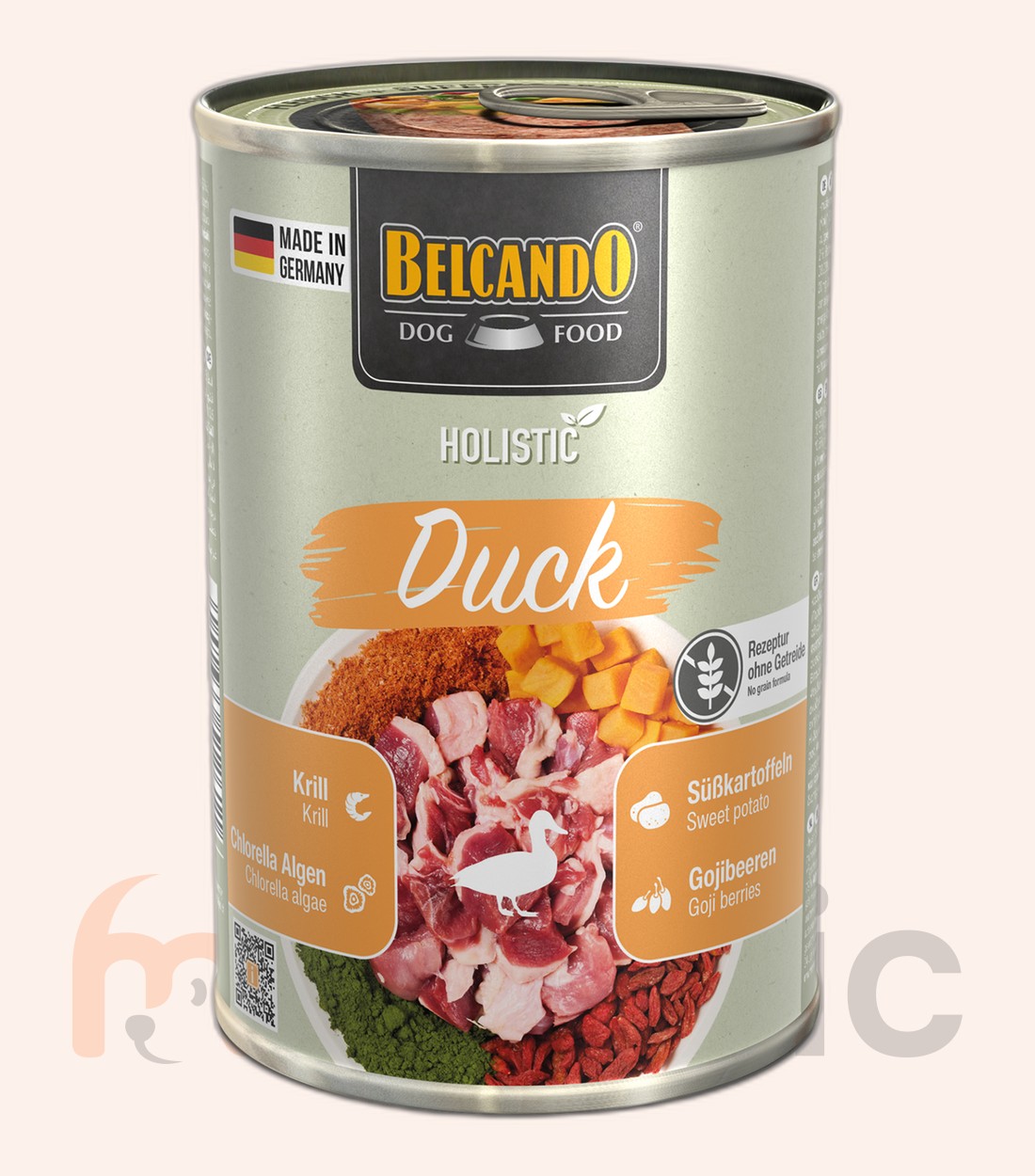 Conservă pentru câini Belcando Holistic, rață, 400 g