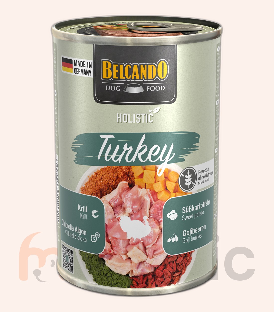 Conservă pentru câini Belcando Holistic, сurcan, 400 g