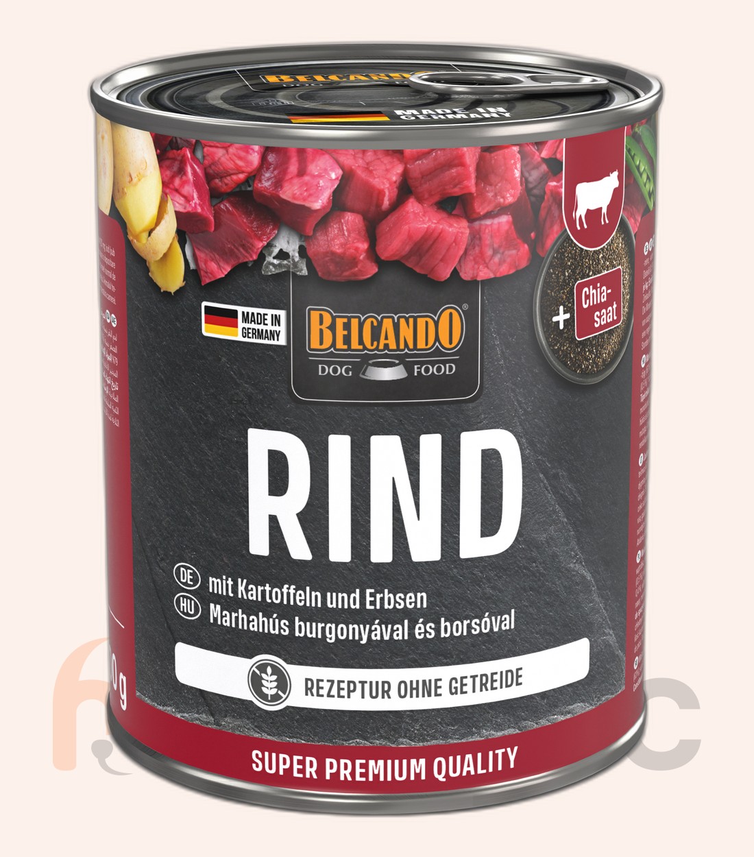 Консервы для собак Belcando Super Premium, говядина с картофелем и горохом, 800 г