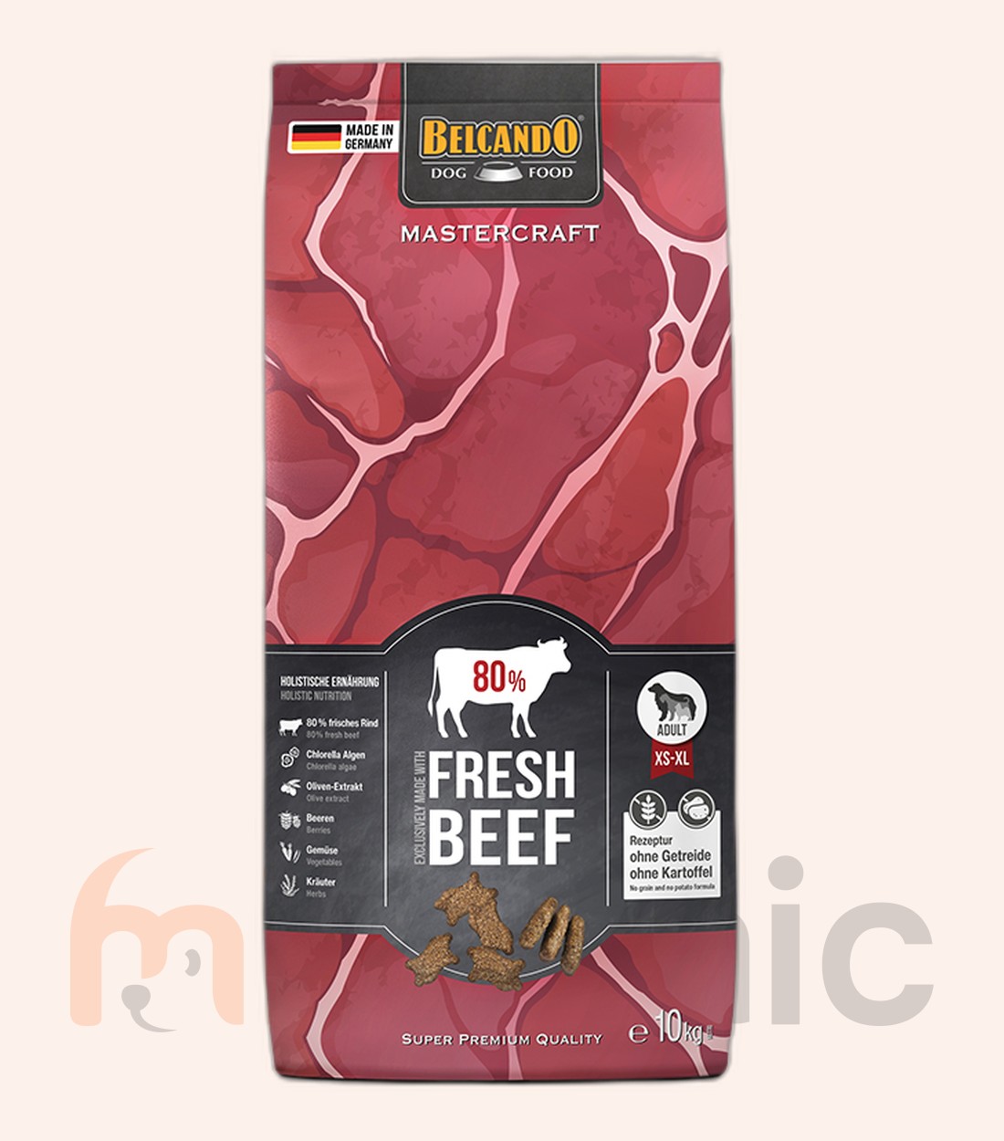 Hrană uscată pentru câini Belcando MASTERCRAFT Fresh Beef, 10 kg