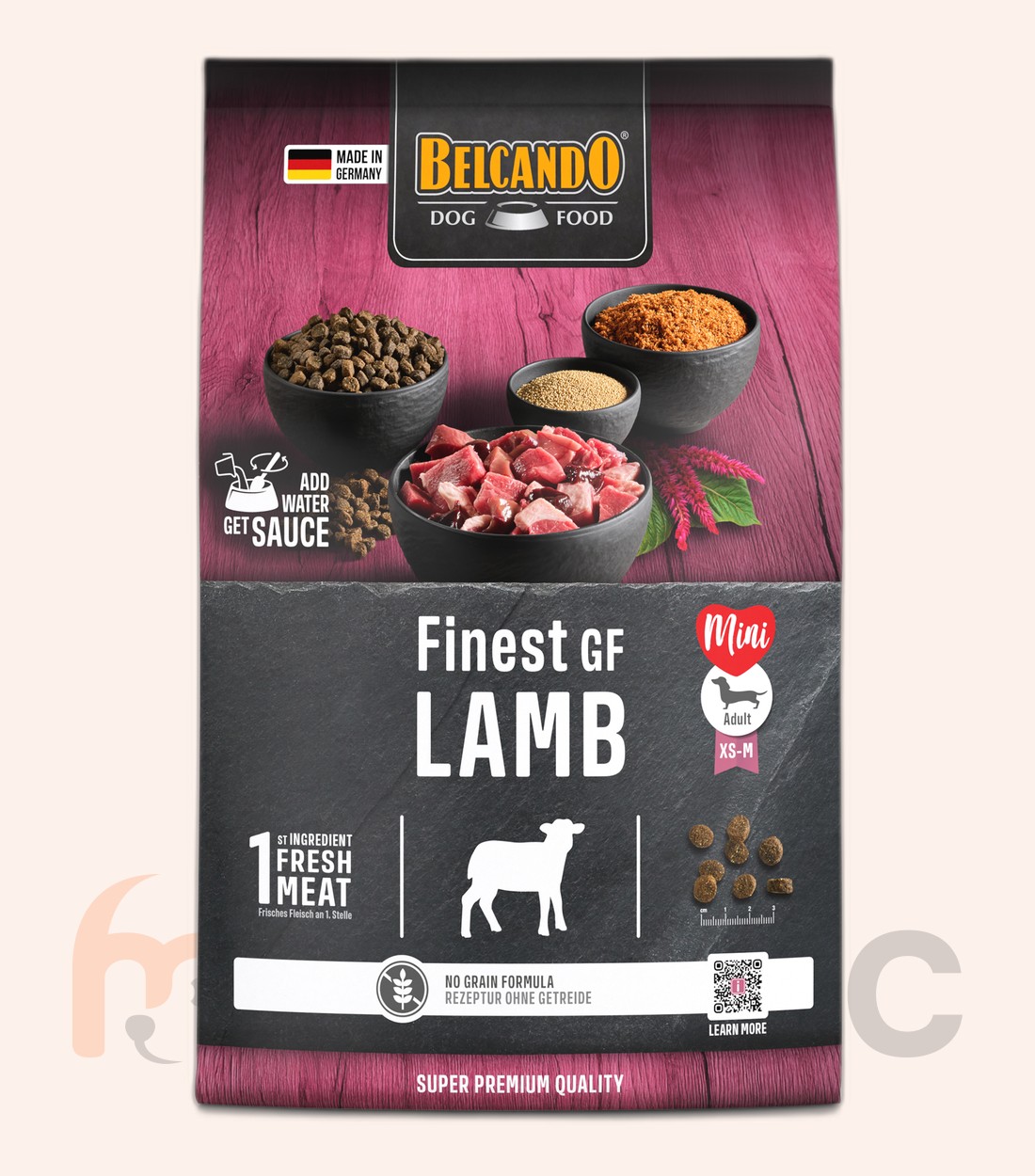 Сухой корм для собак Belcando Finest GF Lamb, 4 кг