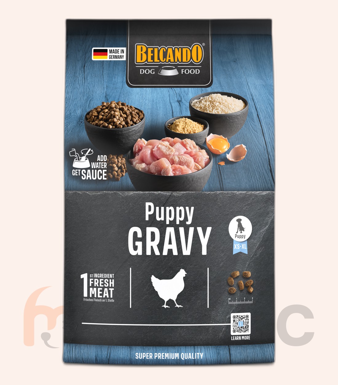 Сухой корм для собак Belcando Puppy Gravy, 4 кг