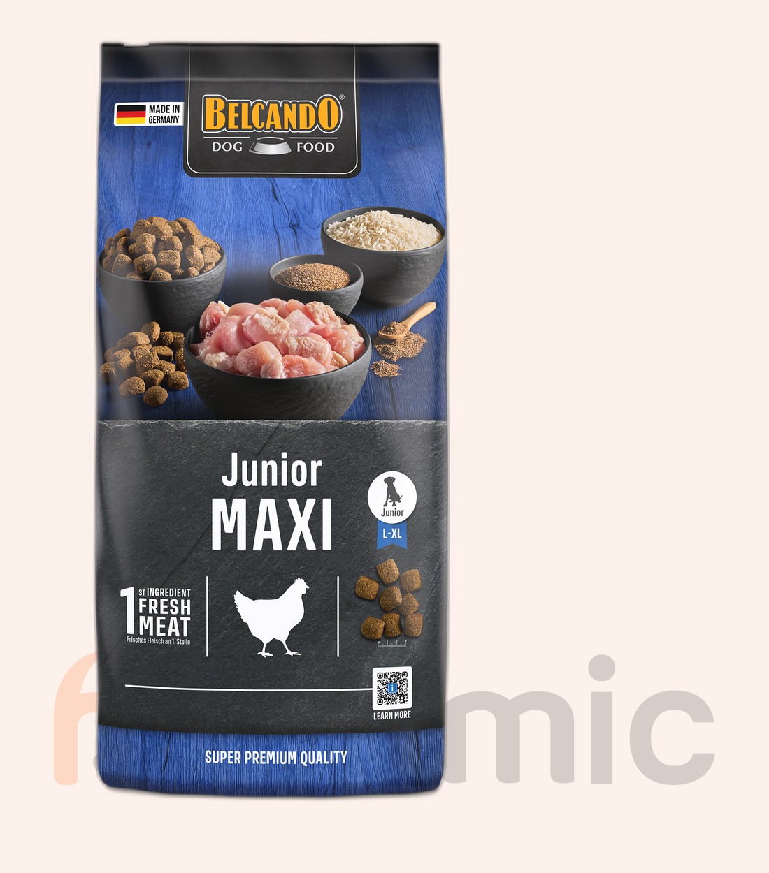 Hrană uscată pentru câini Belcando Junior Maxi, 22,5 kg