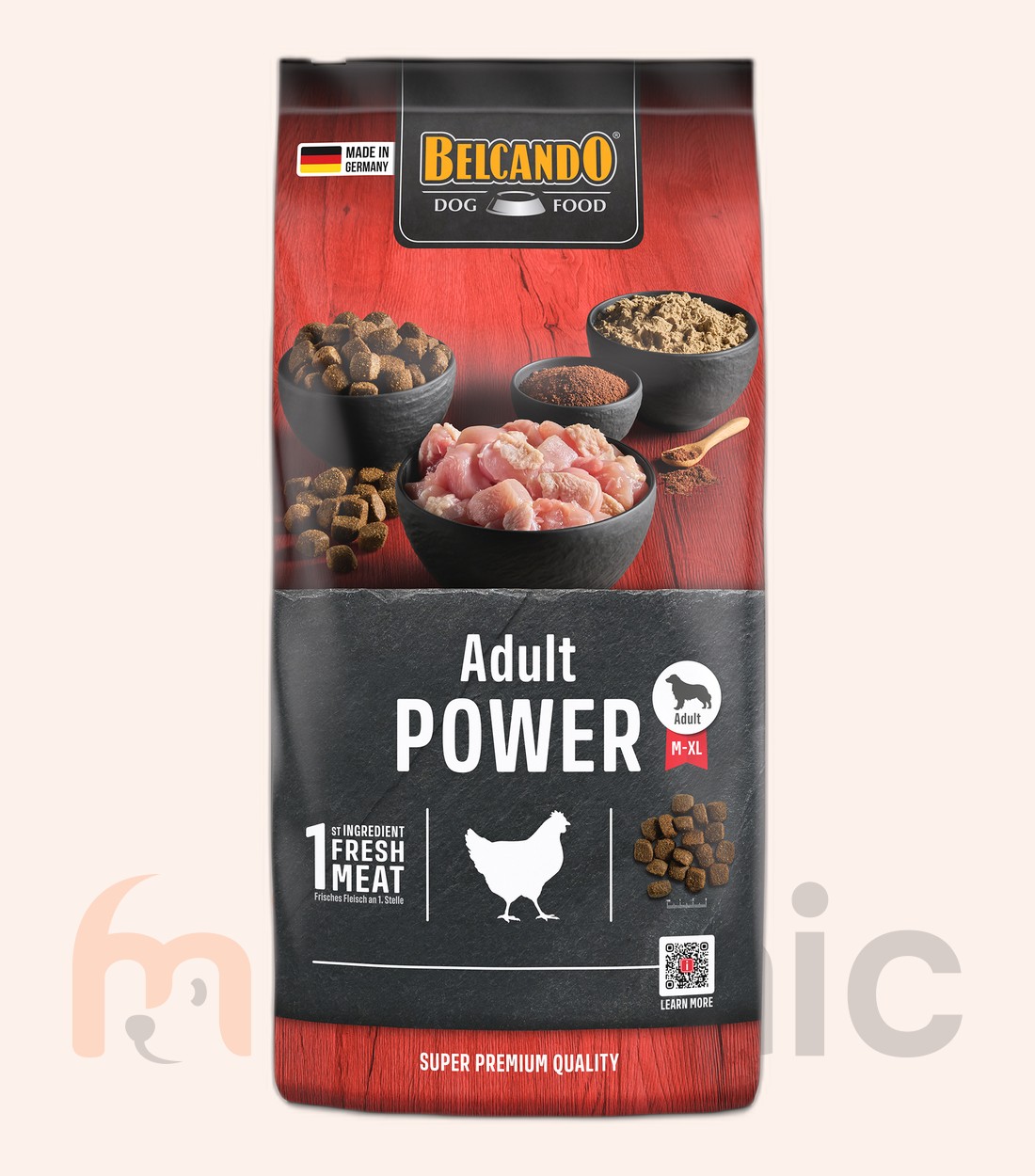 Hrană uscată pentru câini Belcando Adult Power, 12,5 kg
