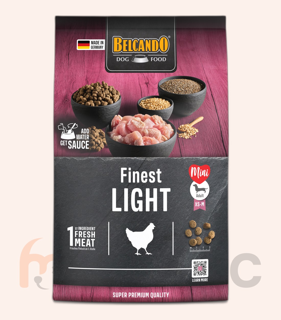 Сухой корм для собак Belcando Finest Light, 4 кг