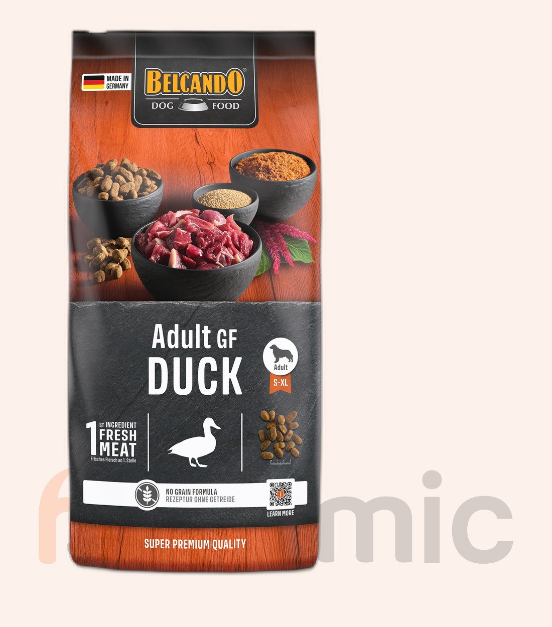 Hrană uscată pentru câini Belcando Adult GF Duck, 12,5 kg