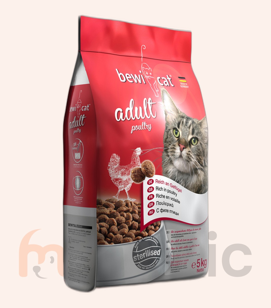 Hrană uscată pentru pisici Bewi Cat Adult, 5 kg