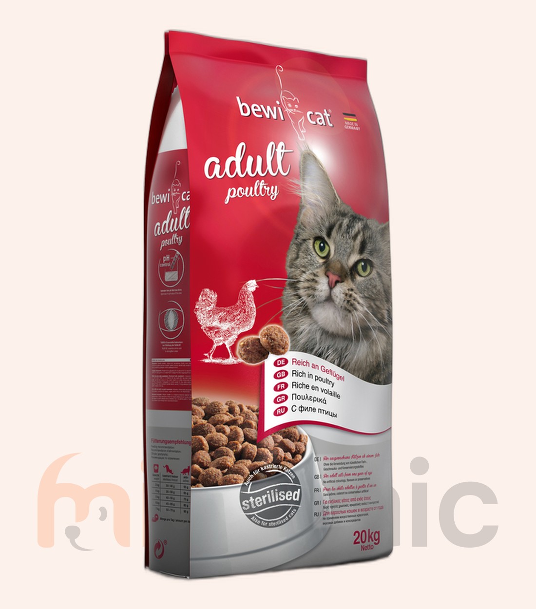 Hrană uscată pentru pisici Bewi Cat Adult, 20 kg
