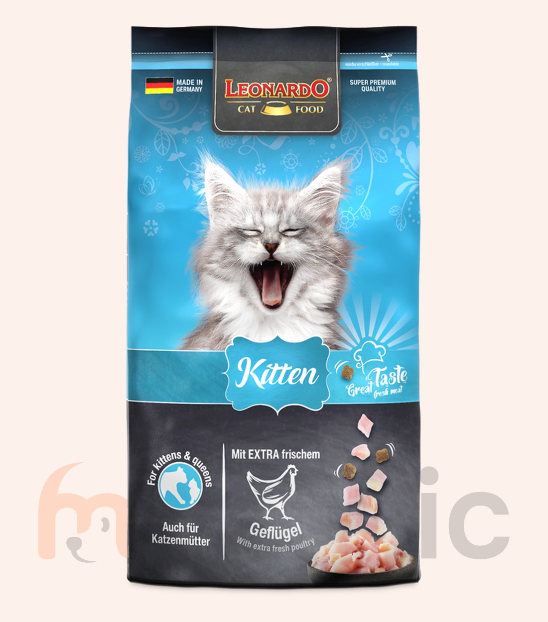 Hrană uscată pentru pisici Leonardo Kitten, 1,8 kg