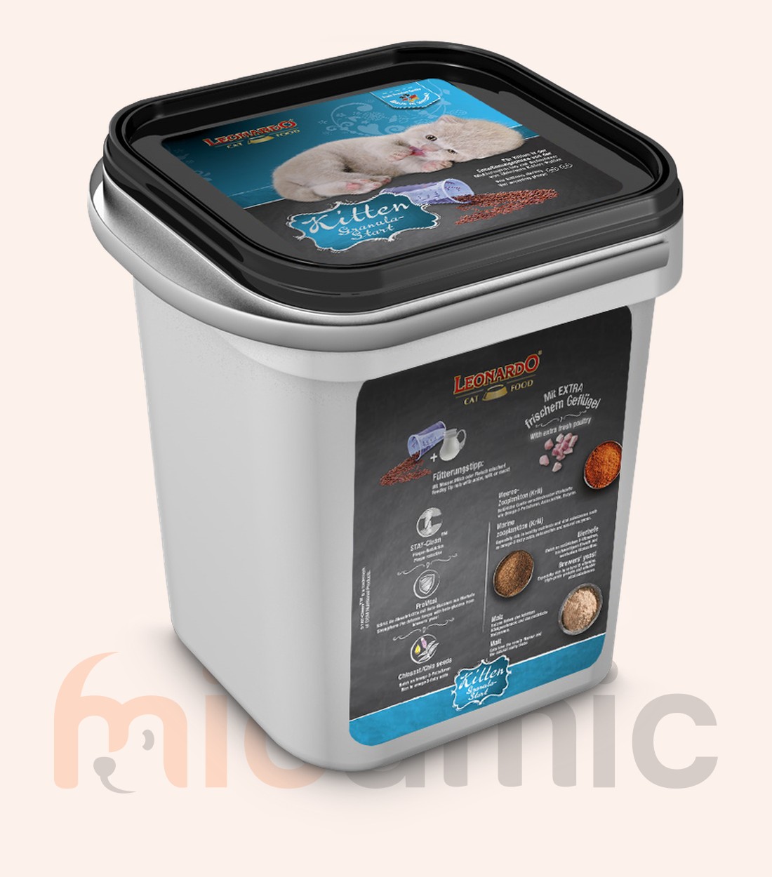 Hrană uscată pentru pisici Leonardo Kitten Granula-Start, 5 kg