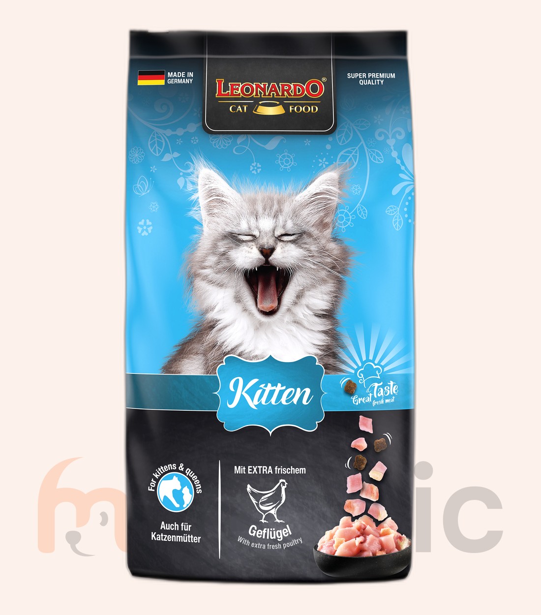 Hrană uscată pentru pisici Leonardo Kitten, 7,5 kg