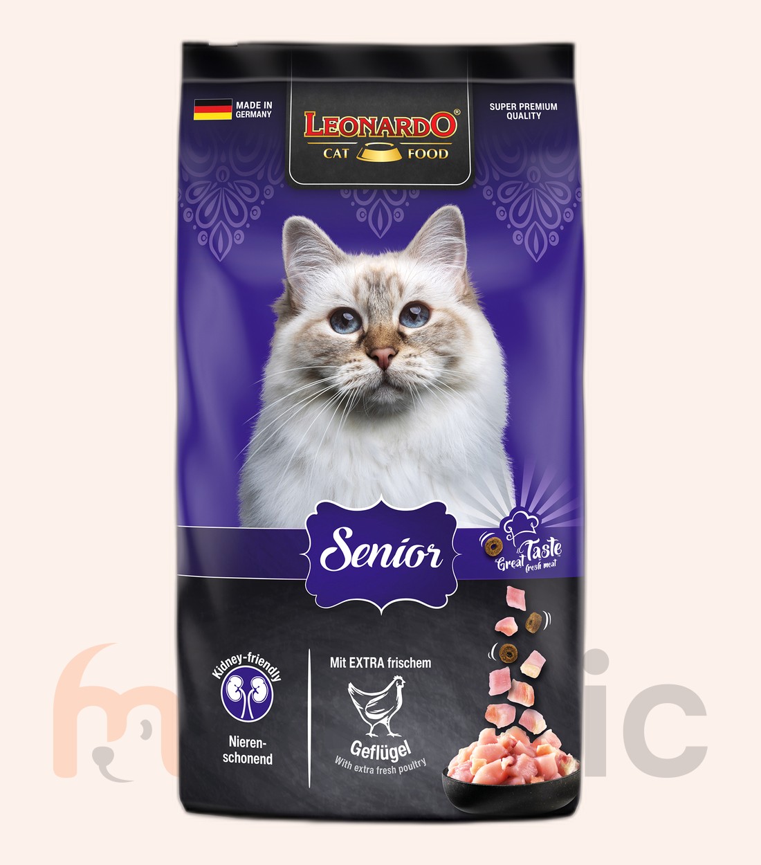 Hrană uscată pentru pisici Leonardo Senior, 7,5 kg